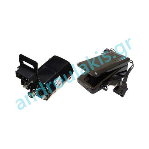 Motor with foot controller 2.