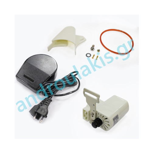 Motor with foot controller 1A.